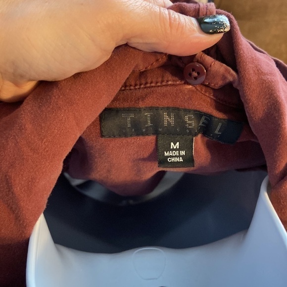 tinsel Women’s Zip up vest with detachable hood - Picture 6 of 6